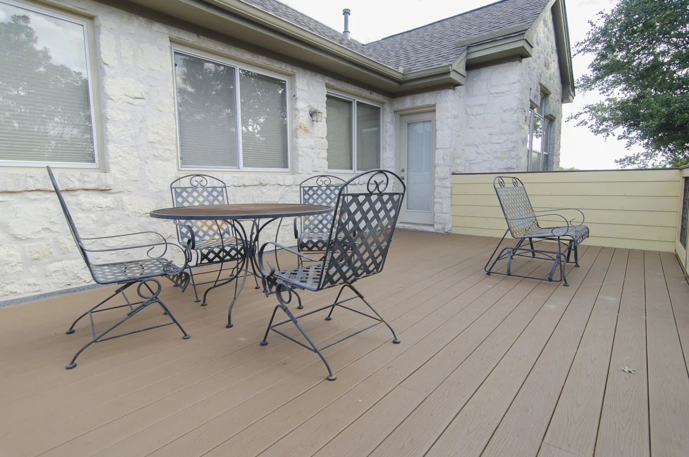 A roof deck.
