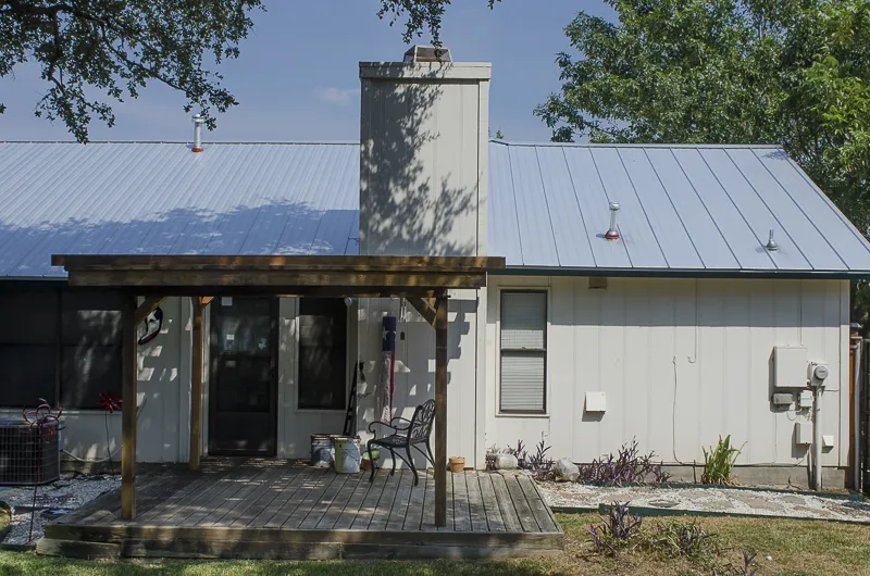 panoramic ridge view austin standing seam roof freetail roofing
